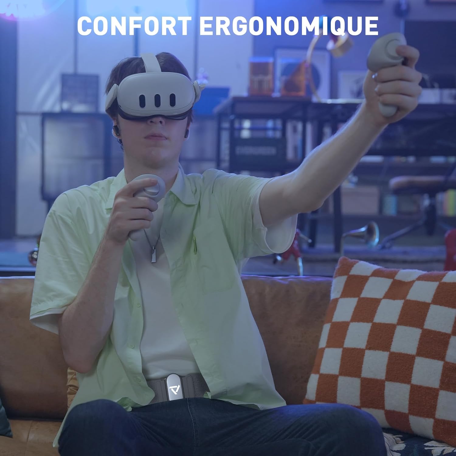 Thumbnail 3 de PRISMXR Batterie 10 000 mAh Carina W1 (USB-C) – charge rapide 30W pour Meta Quest 3S/3/2 et autres appareils