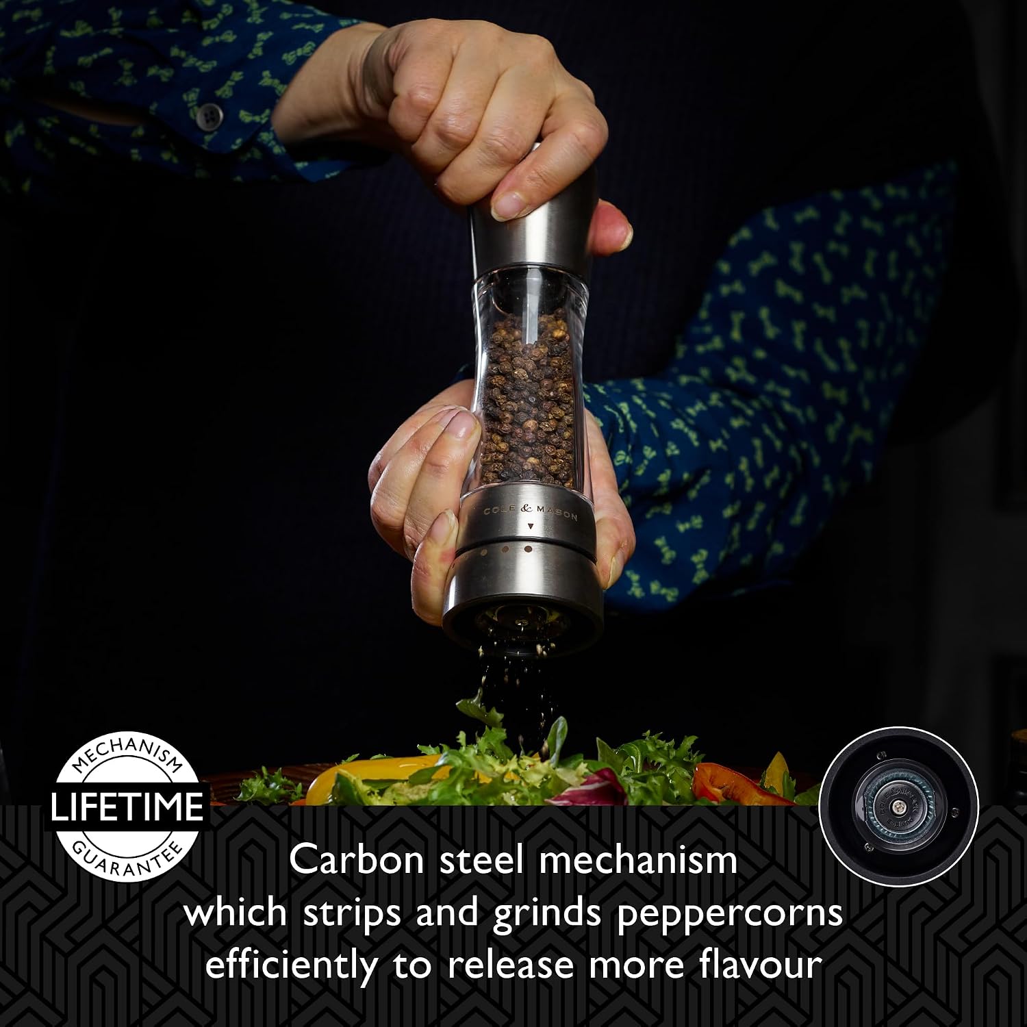 Thumbnail 6 de Cole & Mason Derwent Salt & Pepper Mills 190 mm
