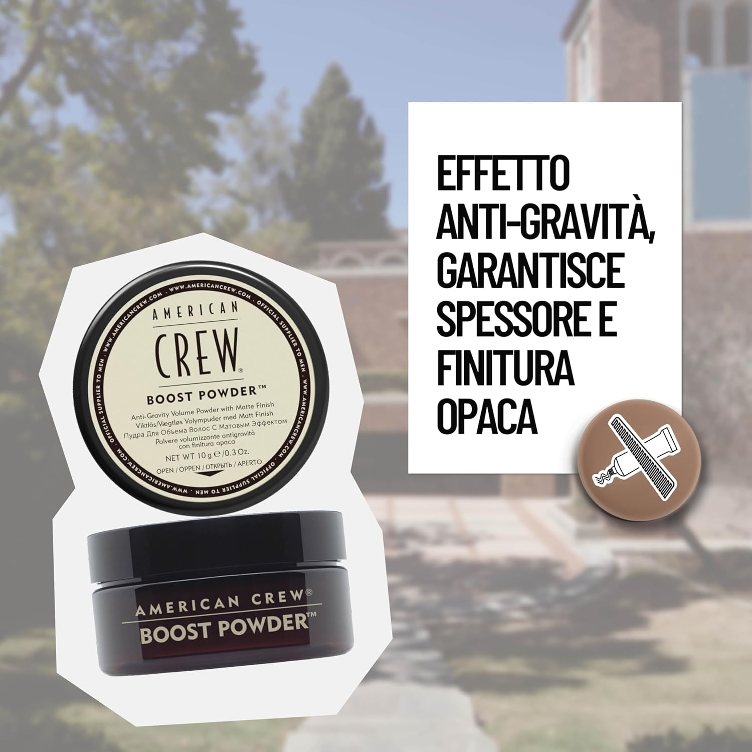 Thumbnail 1 de American Crew Boost Powder: Polvere Styling Volumizzante Uomo, 10 g