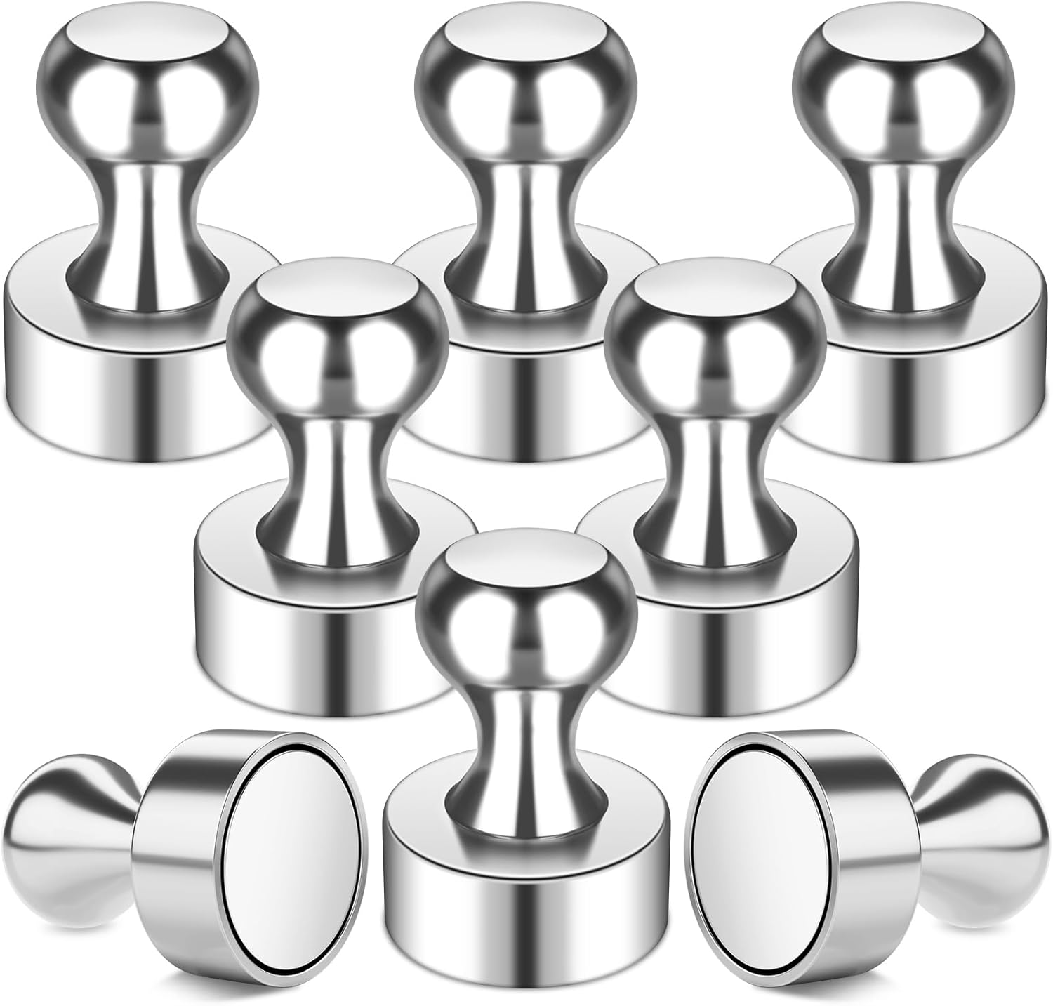 Thumbnail 6 de FINDMAG Refrigerator Magnets, 16 Pack – Strong, Black Mini Magnets for Photos, Notes and More