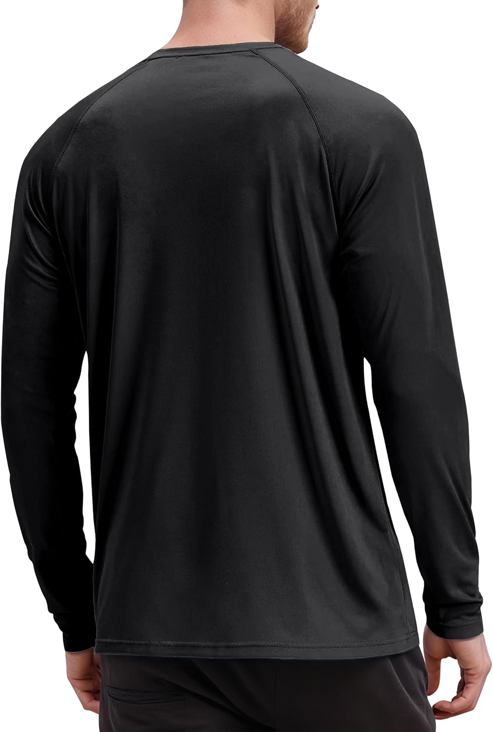 Detalle 2 de Tansozer Men’s UV Rash Vest UPF 50+ Long Sleeve (Quick Dry) for Swimming, Fishing & Sports
