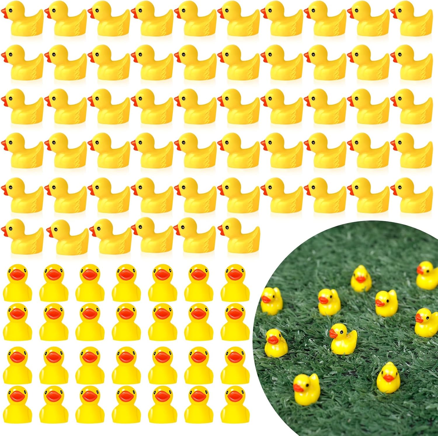 Thumbnail 1 de Cozary Patos de Resina Mini Amarillos 100 Piezas