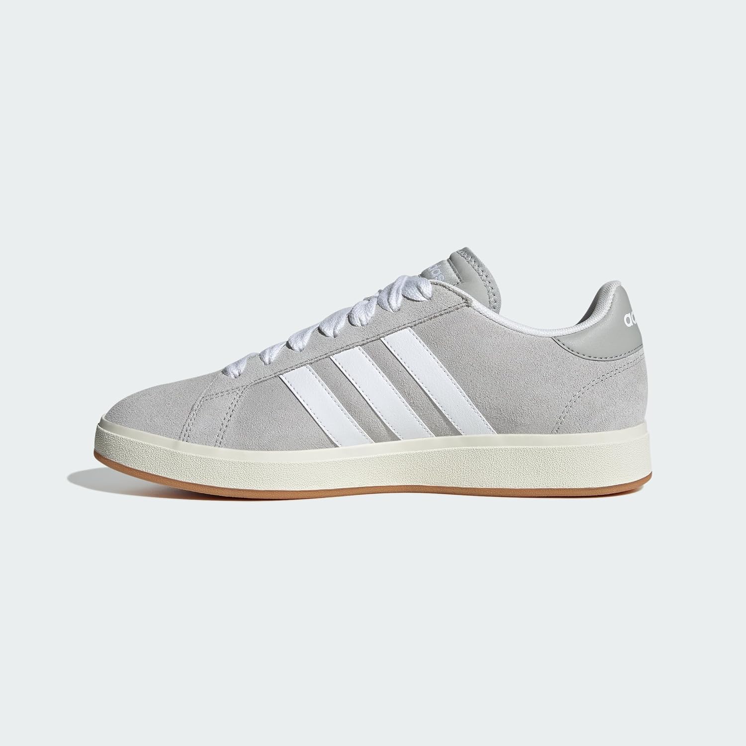 Detalle de Adidas Uomo Grand Court Base 00S Shoes – Grey Two/Cloud White/Gum, taglia 43 1/3 EU