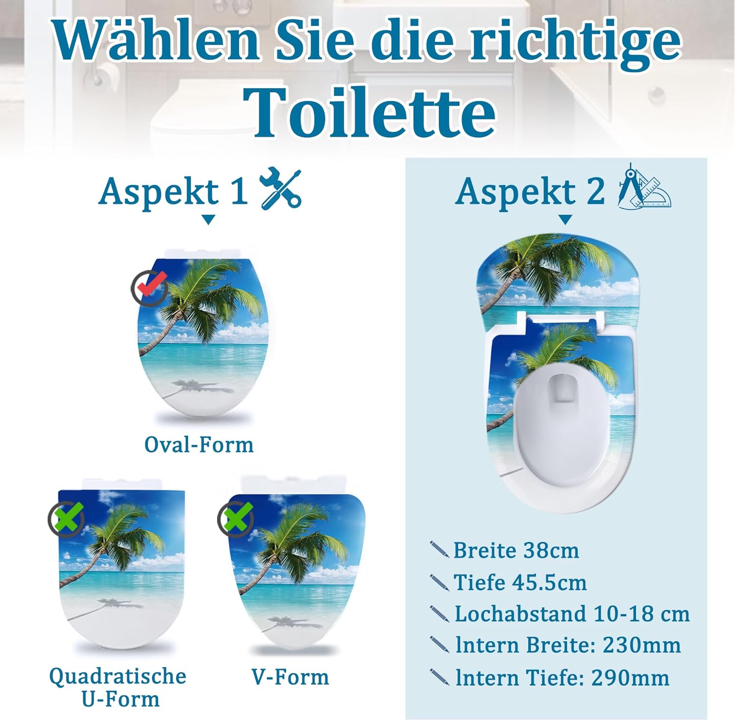 Thumbnail 6 de LARS360 Toilettendeckel mit Absenkautomatik – antistatisch, antibakteriell, leicht zu reinigen
