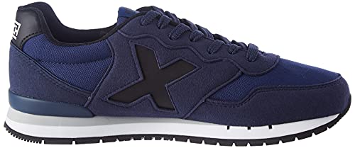 Detalle de Munich Zapatillas Dash 104 Azul con cierre de cordones y suela de caucho