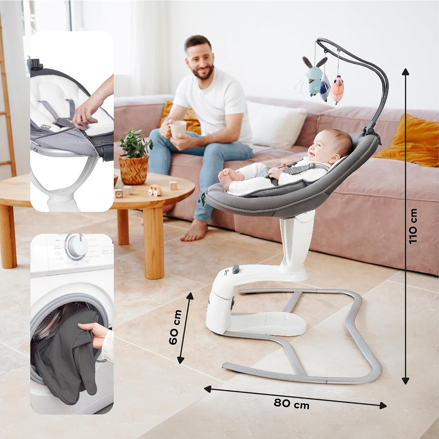 Thumbnail 6 de Babymoov Swoon Motion: Cuna oscilante ergonómica y ajustable