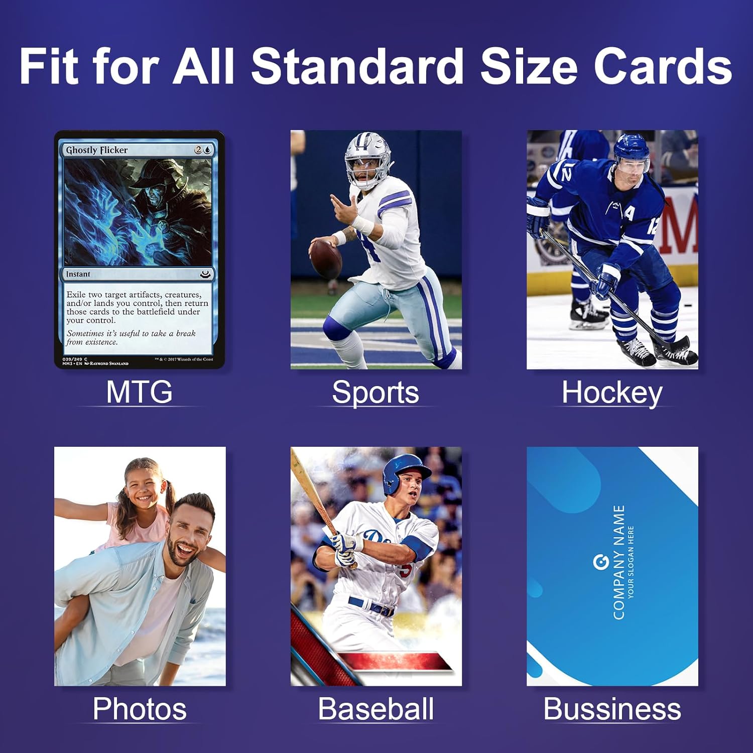 Detalle de 800 Count Soft Clear Penny Sleeves for Trading Cards – Premium PP Card Protectors