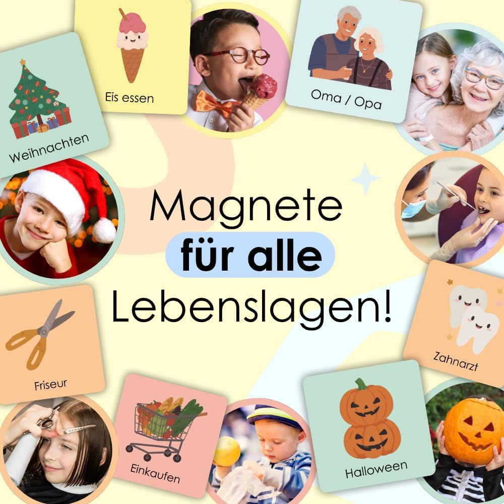 Thumbnail 4 de Rabano Art Wochenplaner fĂŒr Kinder mit 200 Magneten đ§Č