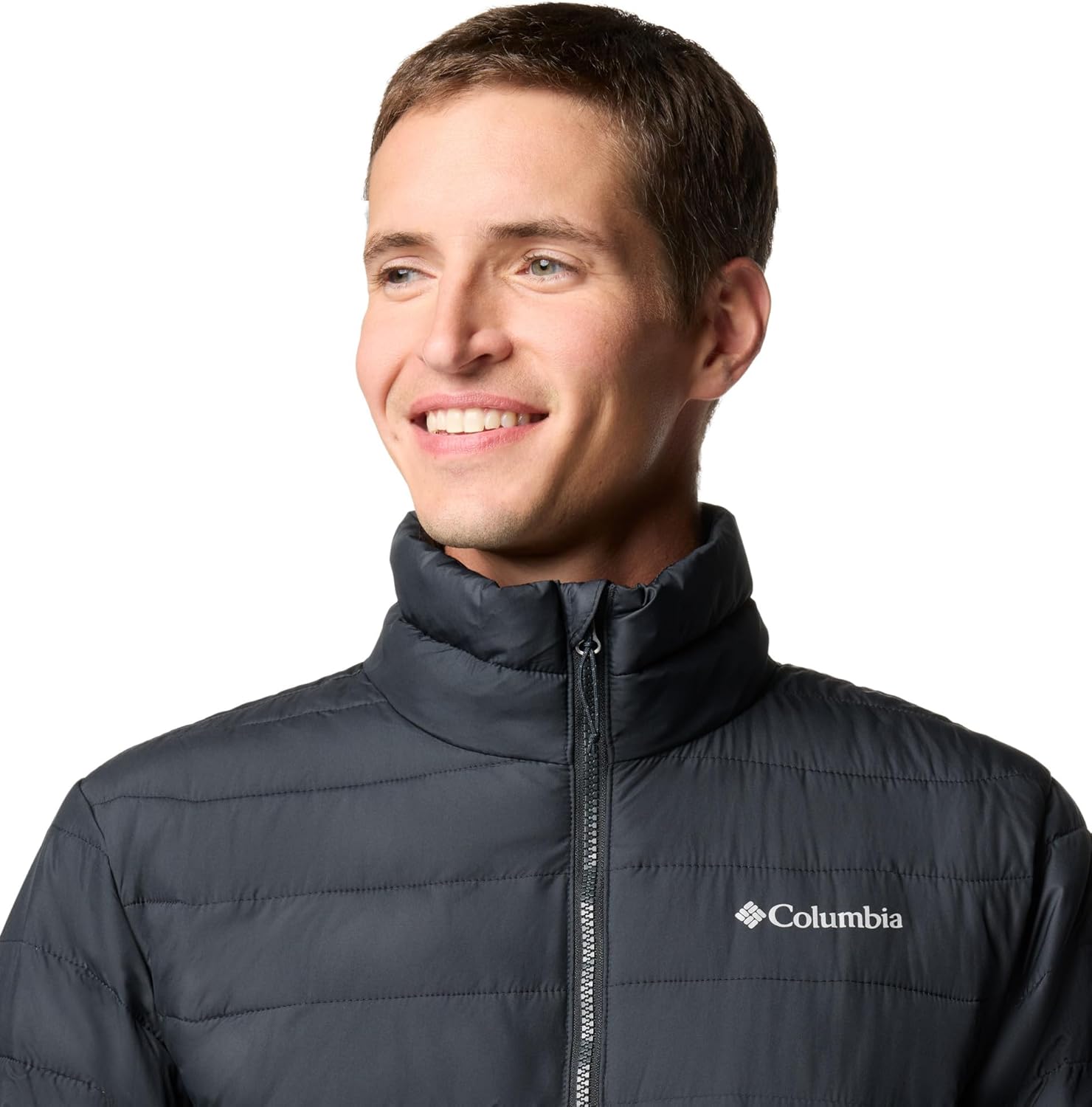 Detalle 2 de Columbia Powder Lite 2 Jacket da uomo, piumino invernale urbano e outdoor