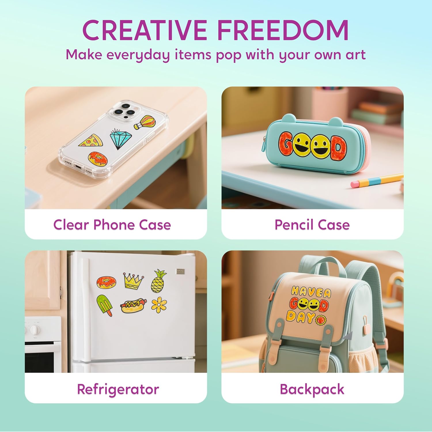 Detalle de Klever Kits Gel-Art-Set – All-in-One-Gel-Kreativset für Kinder ab 6 Jahren