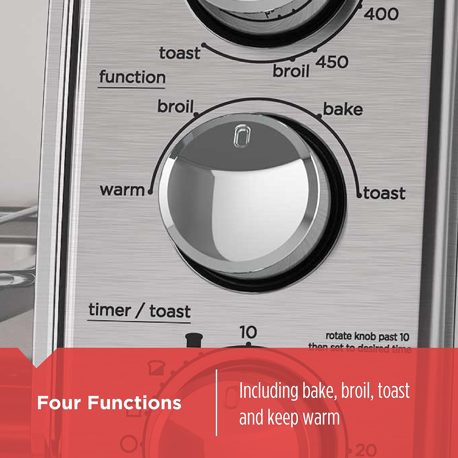 Detalle 2 de BLACK+DECKER TO1760SS 4-Slice Toaster Oven