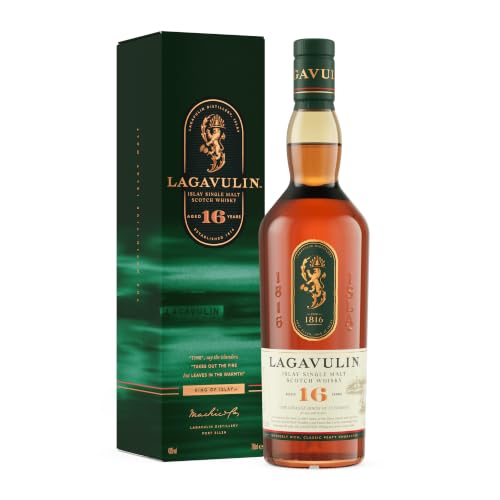 Detalle 2 de Lagavulin 16 Jahre Islay Single Malt Scotch Whisky – 43% Vol, 700 ml