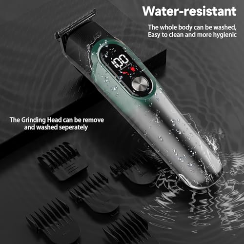 Detalle 1 de 822 Cyan 5-in-1 Beard Trimmer for Men 🪒