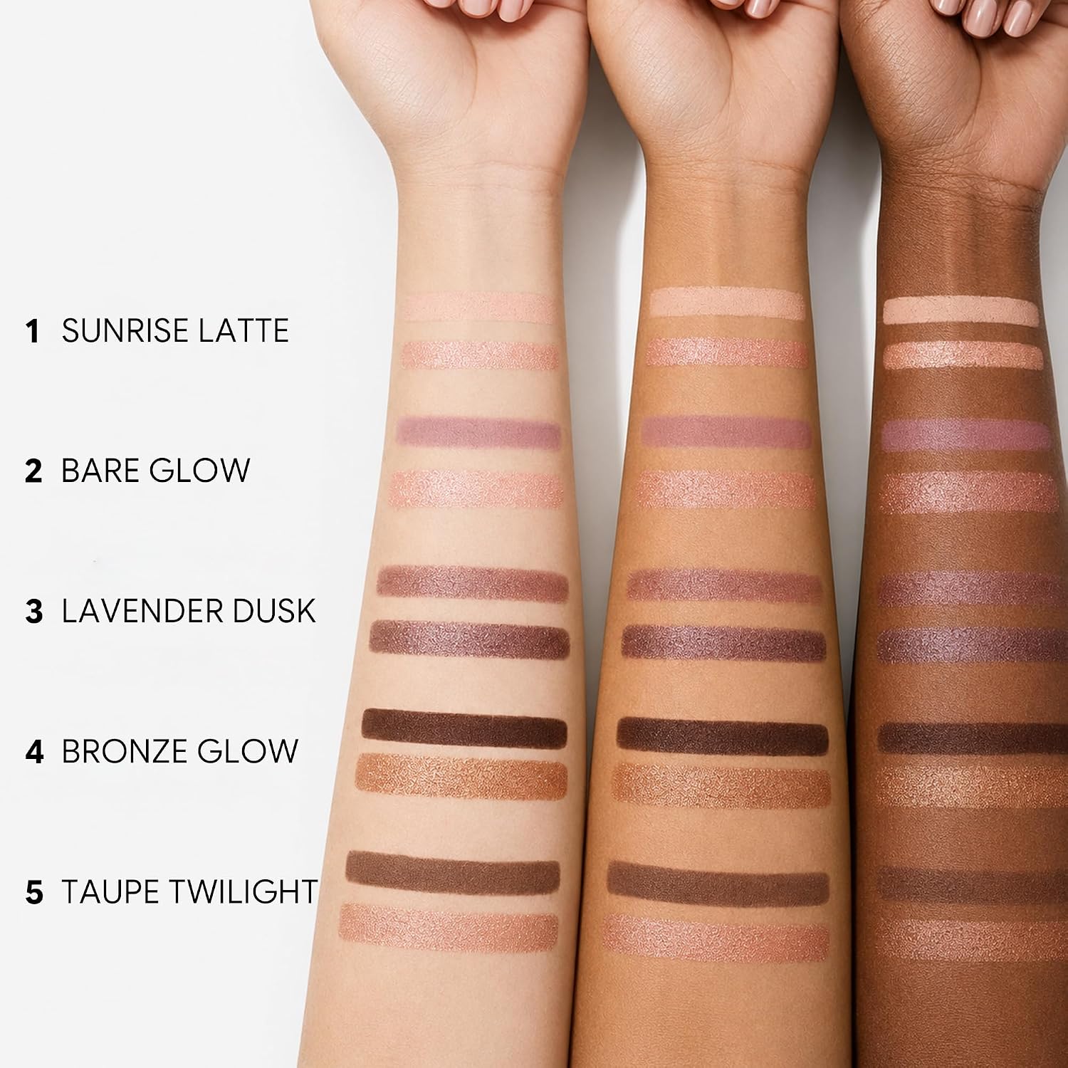 Thumbnail 6 de exmiloo Cream Eyeshadow Stick Duo, Nude Beige Matte & Champagne Shimmer