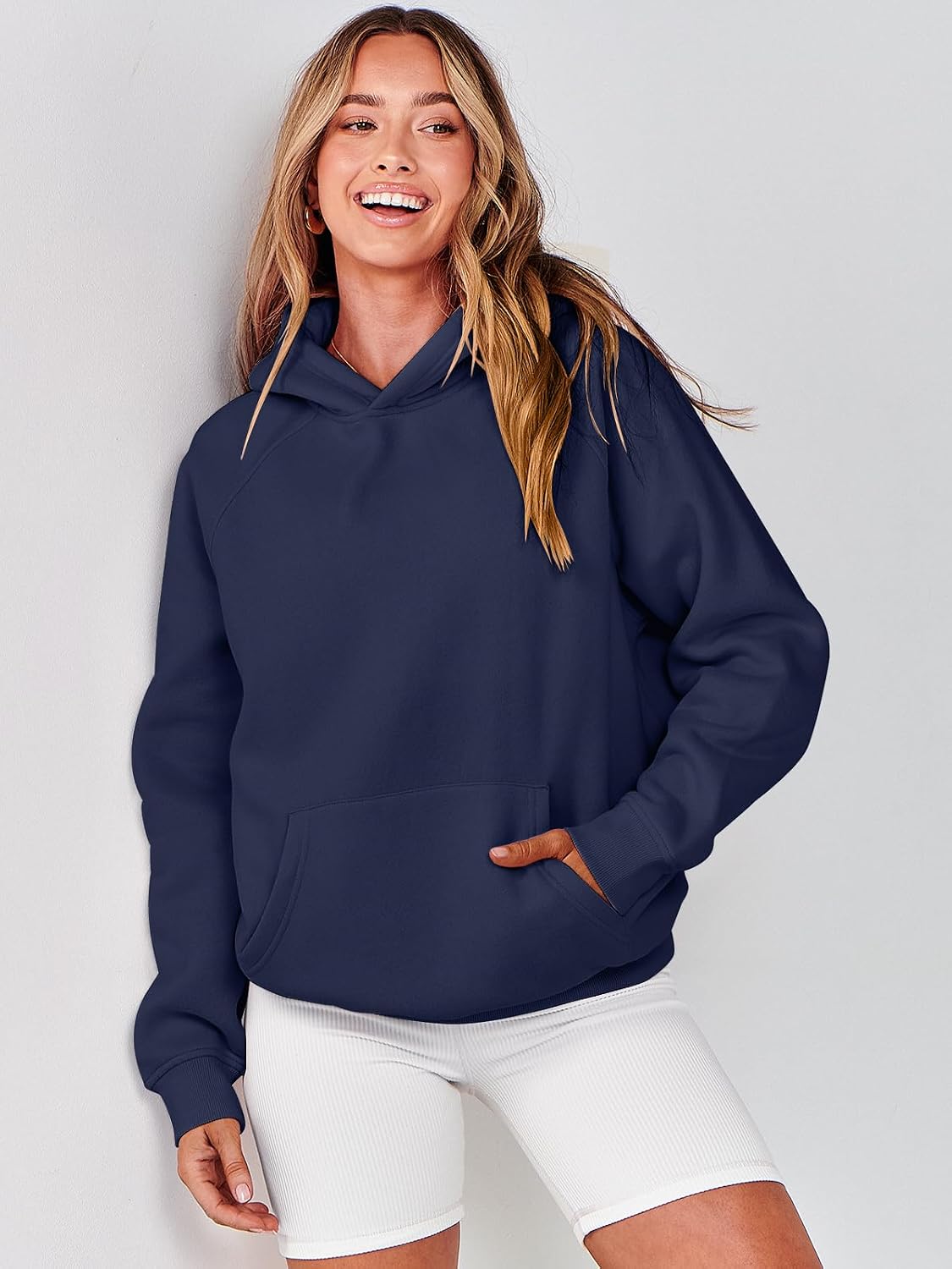 Detalle 2 de ANRABESS Women Oversized Fleece Hoodie 2025