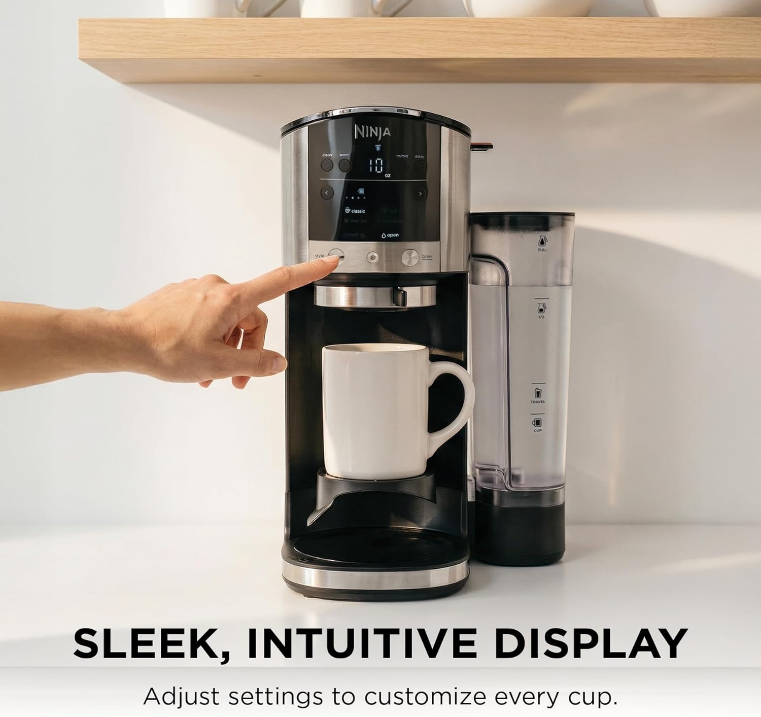 Thumbnail 5 de Ninja DualBrew Coffee Maker GP161: Grounds or Pods, Classic, Rich, Over Ice, & Cold Brew
