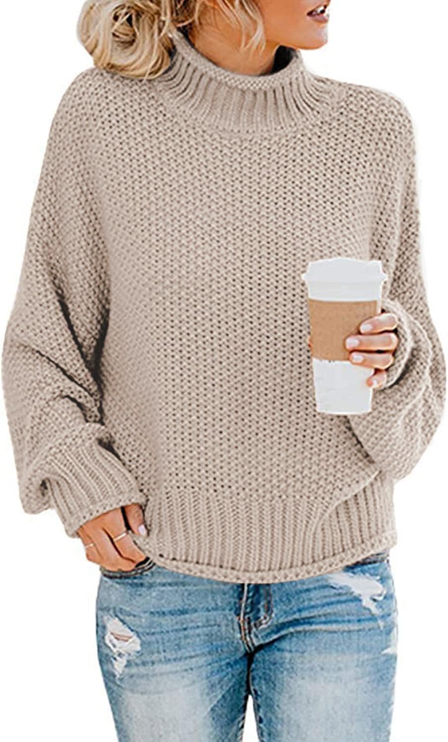 Thumbnail 5 de Imuedaen Pullover Damen Rollkragenpullover