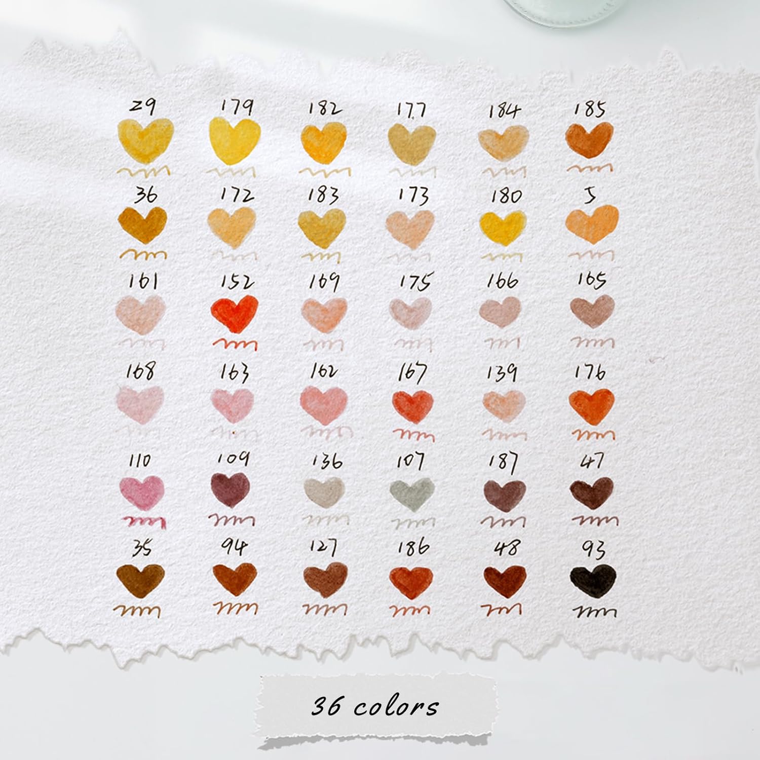 Thumbnail 2 de Ohuhu 36 Colour Skin Tone Dual Tip Markers (Skin Tone Fineliner Felt Tips)