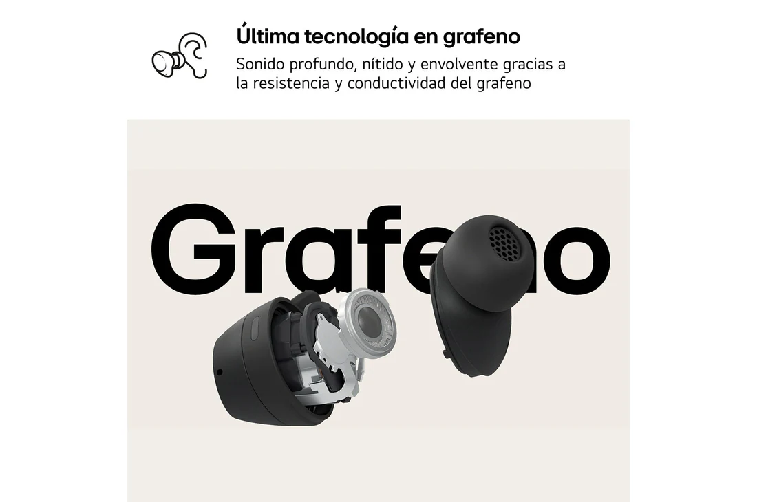 Detalle de LG xboom Buds Auriculares Bluetooth Negro