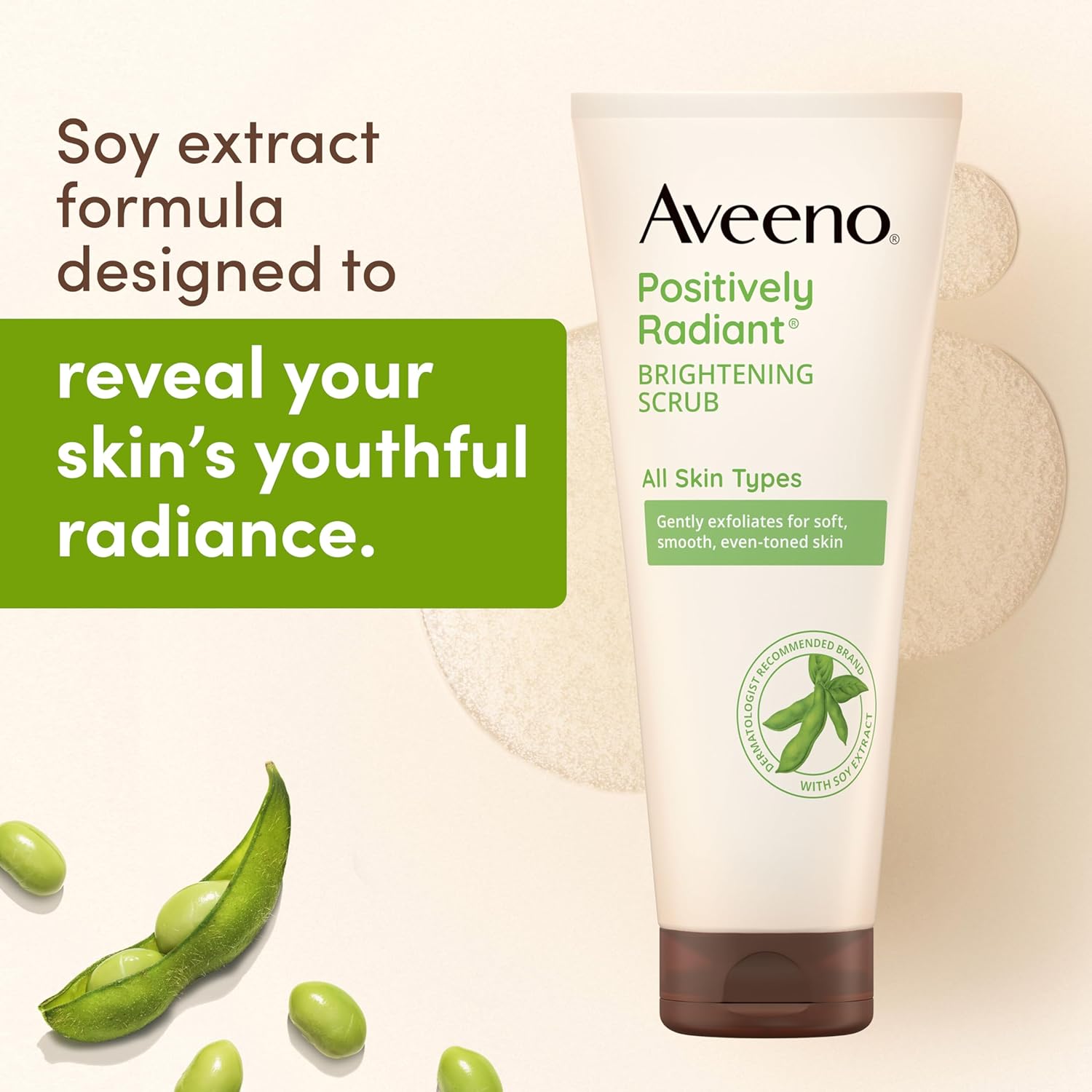 Detalle de Aveeno Positively Radiant 7 oz Face Scrub