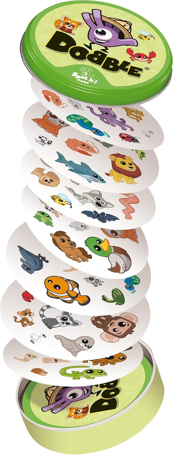 Thumbnail 5 de DOBBLE Animaux par Asmodee — Le jeu d’observation rapide pour enfants à partir de 4 ans