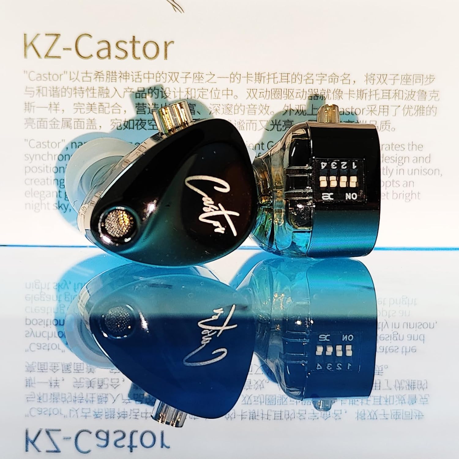Thumbnail 2 de keephifi KZ Castor In Ear Monitor: IEM a doppio driver con Harman Target