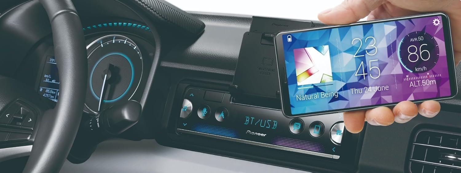 Thumbnail 1 de Pioneer SPH-20DAB Next Generation 1-DIN Receiver with DAB/DAB+, Bluetooth, USB and Spotify