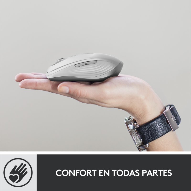 Detalle de Logitech MX Anywhere 3 — ratón inalámbrico 4000 DPI rosa