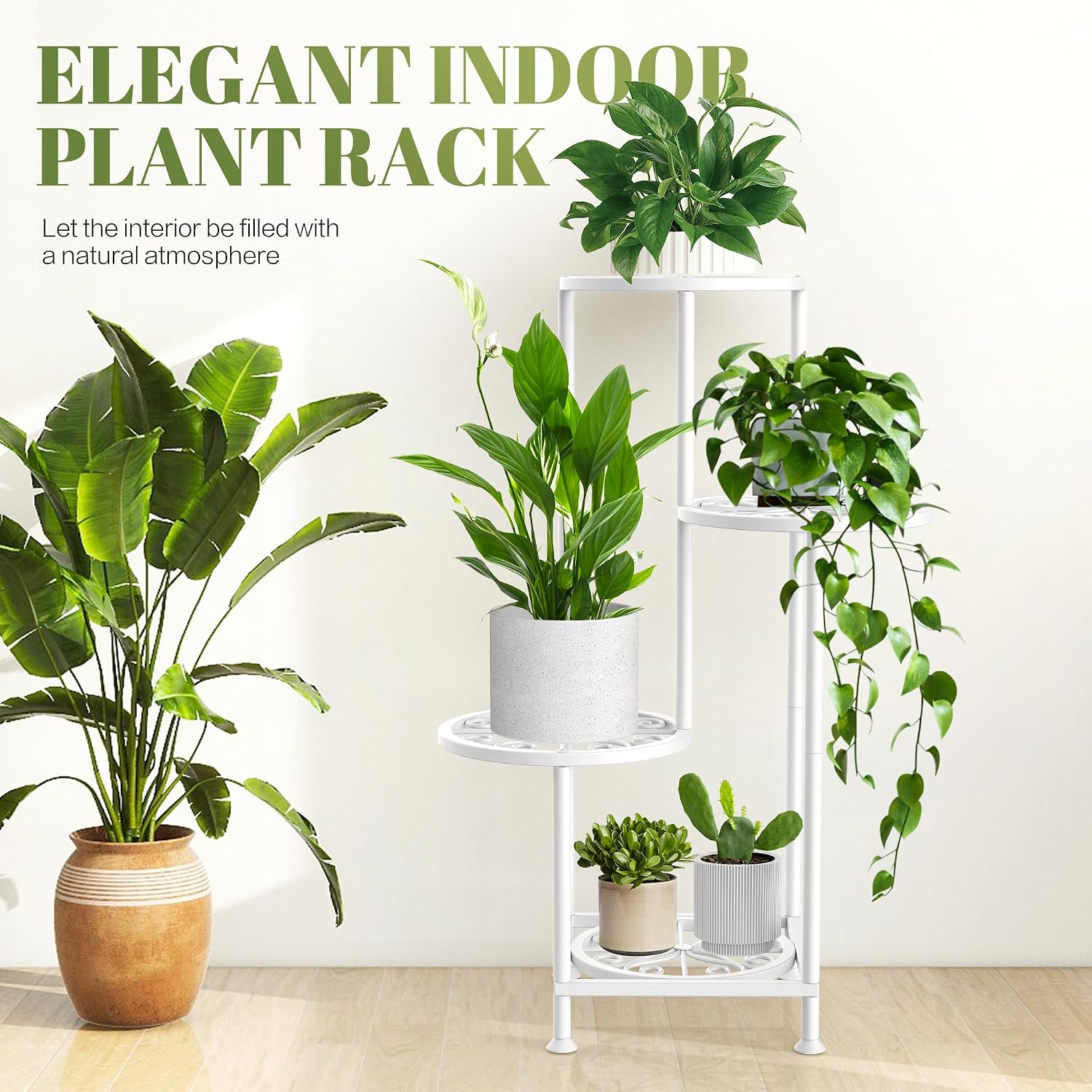 Detalle 1 de YOCOMEY Plant Stand, 4-Tier