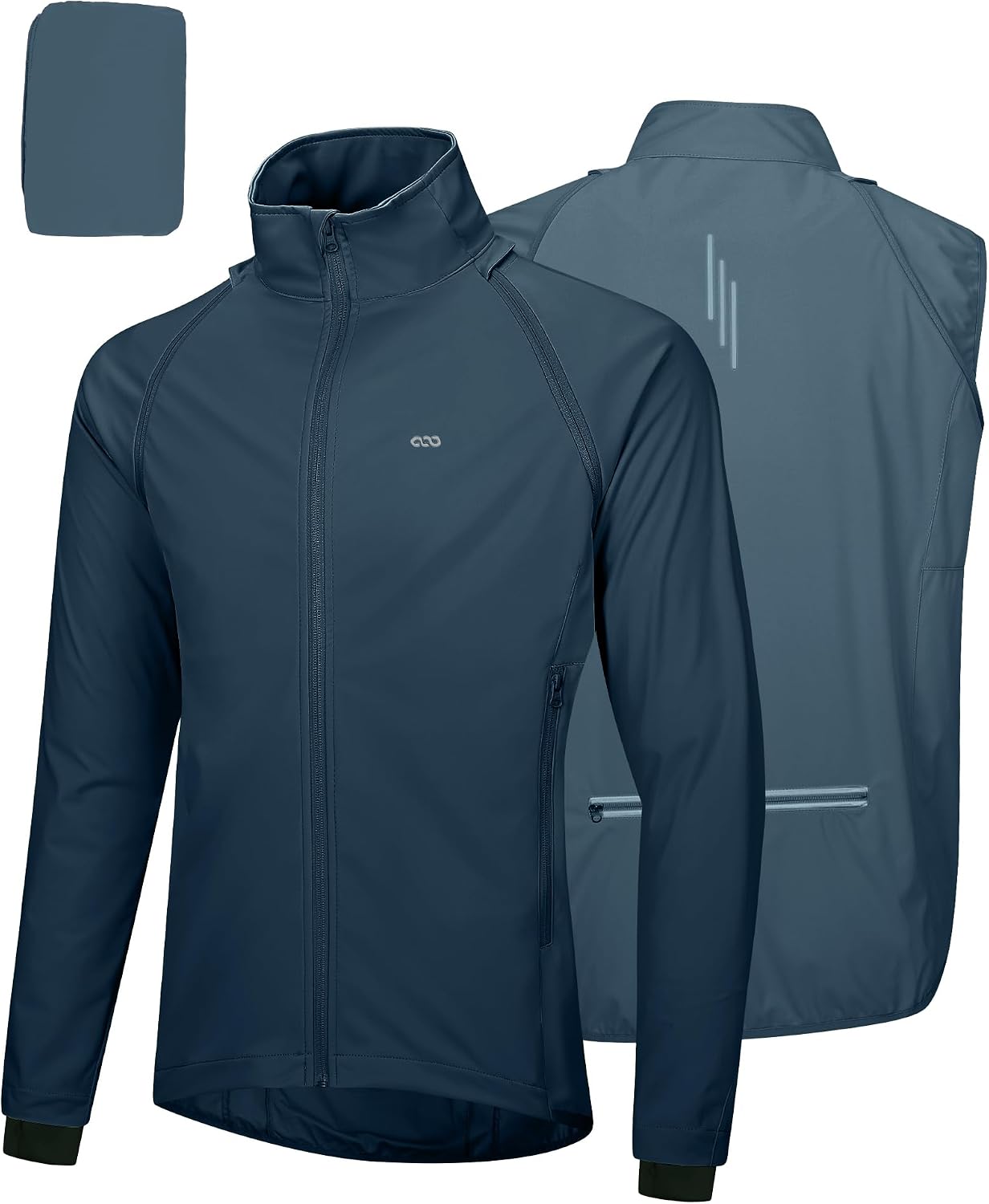 Thumbnail 6 de 33,000ft Herren Fahrradjacke – Wasserdicht, atmungsaktiv und wandelbar (mit abnehmbaren Ärmeln)