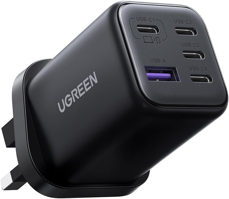 Detalle de UGREEN 45W 5-Port GaN USB-C charger