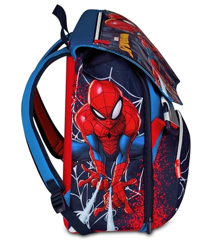 Detalle de Seven Spiderman Mochila doble compartimento, gran capacidad