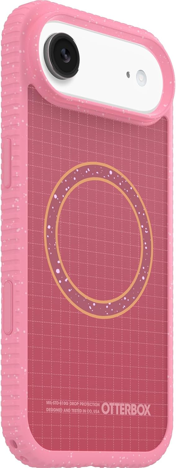 Detalle 2 de OtterBox Sole Series MagSafe pour iPhone Air – Coque antichoc rose