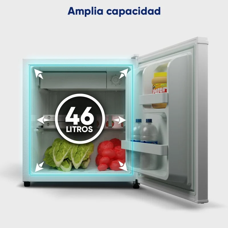 Detalle de Cool&Freeze Mini 46: Frigorífico Mini E Blanco