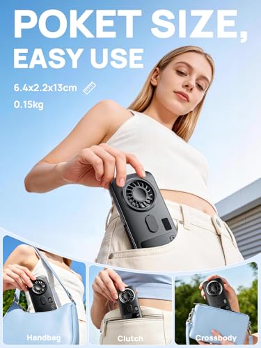 Detalle 2 de Mini Ventilatore Portatile con Nebulizzatore di Kssvzz – Compatto, Silenzioso e Versatile