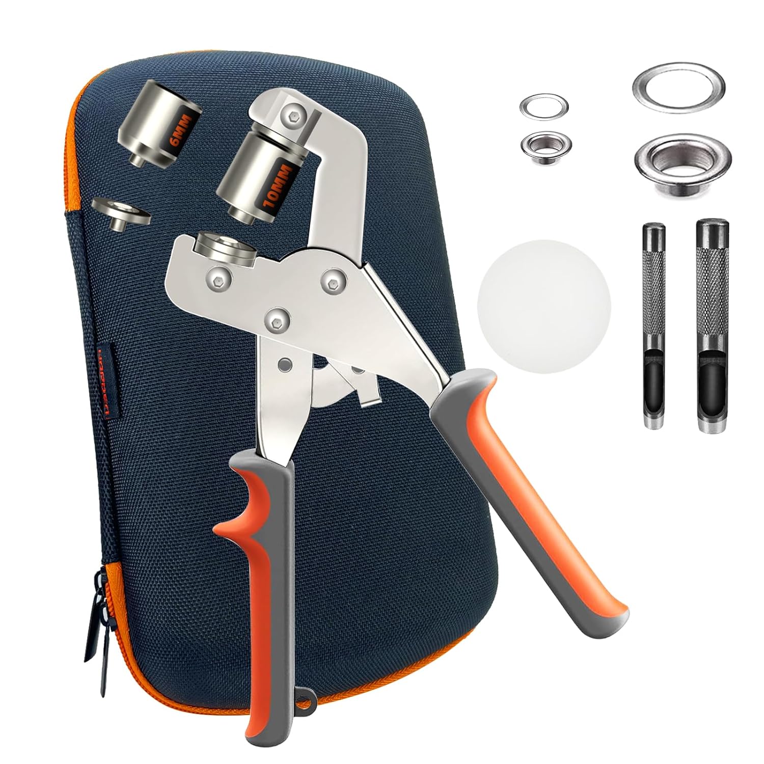 HAPDEN Kit d’œillets 6 mm et 10 mm
