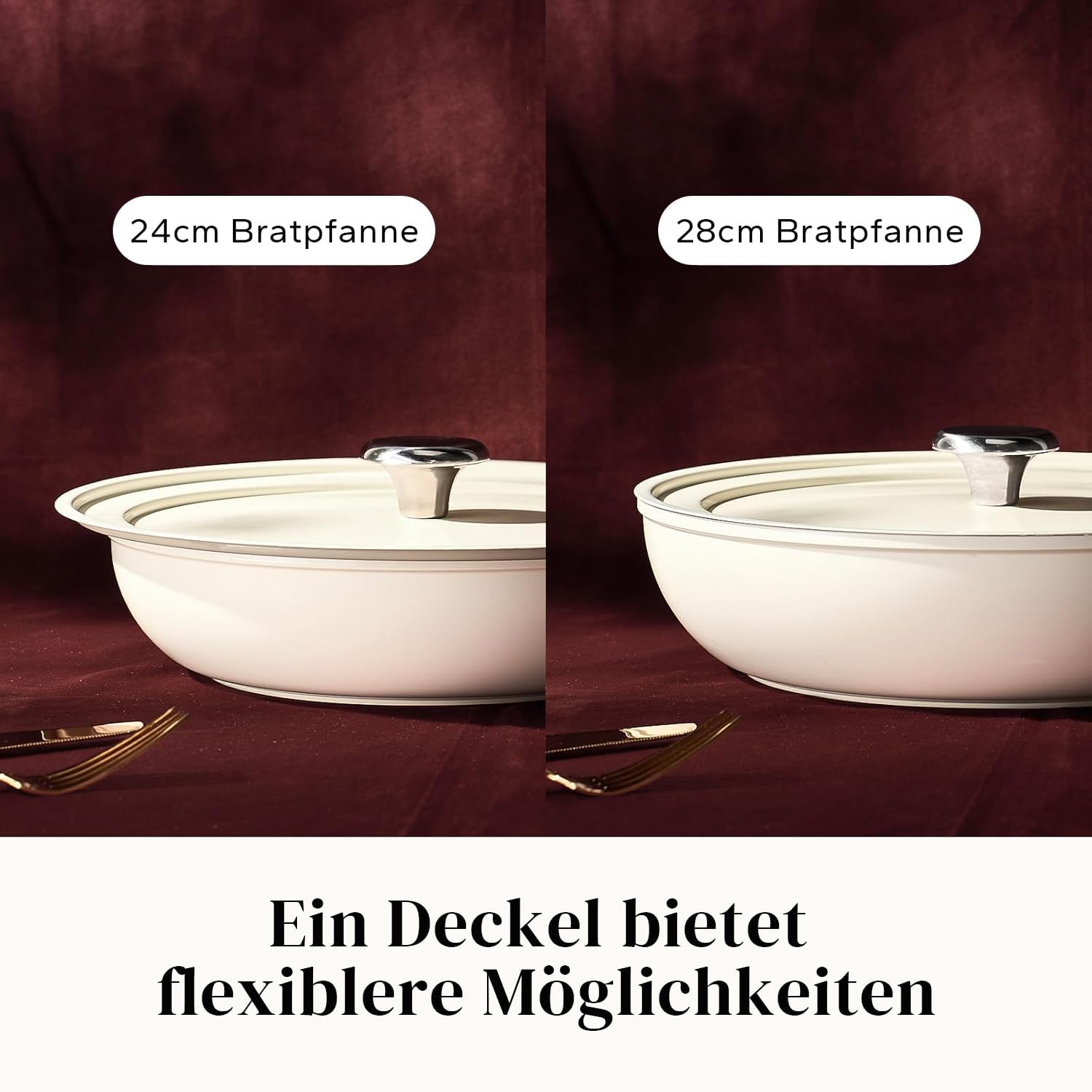 Detalle de Redchef Pfannenset Keramik 20/24/28 cm