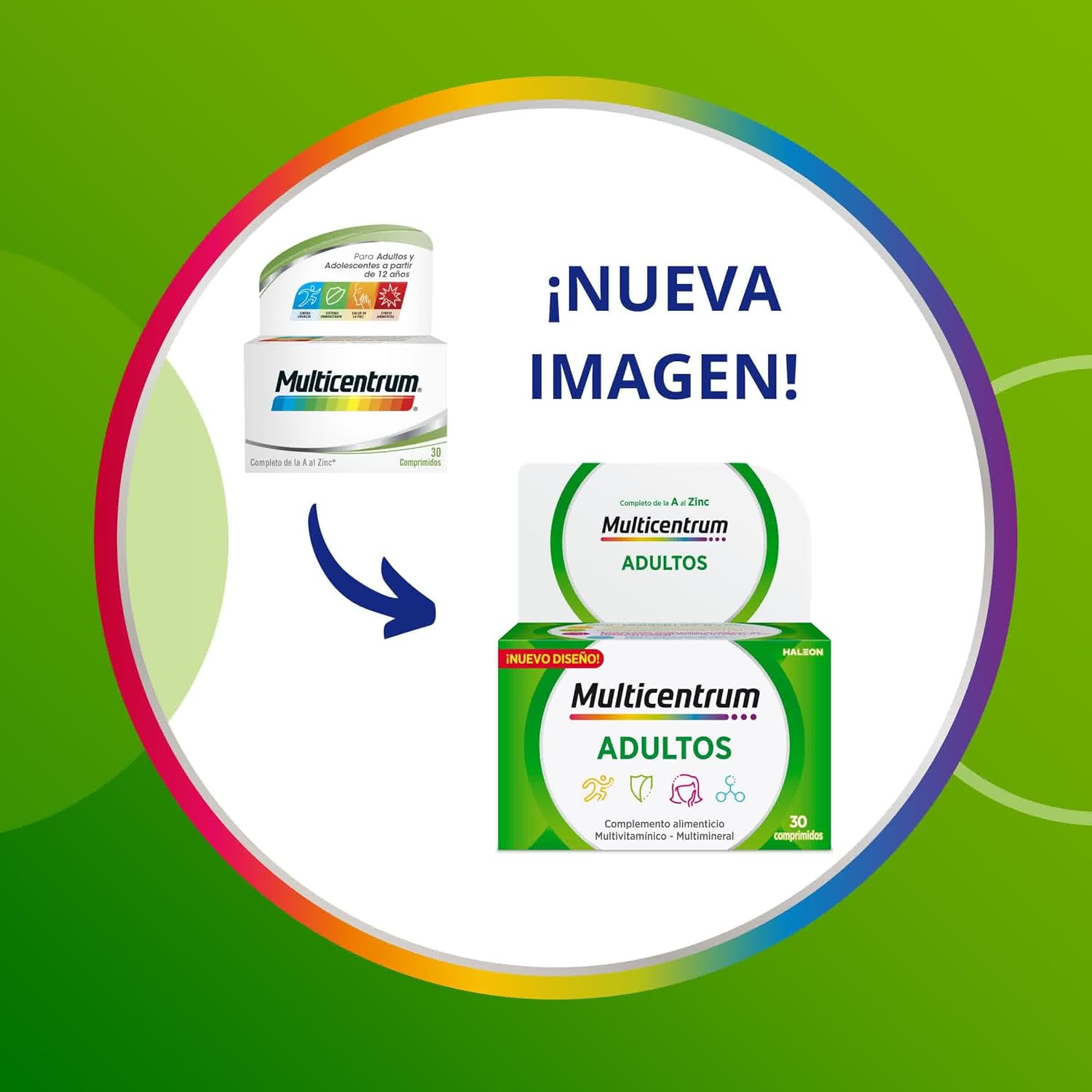 Thumbnail 1 de Multicentrum Multivitamínico y Multimineral para Adultos 💊, 90 Comprimidos