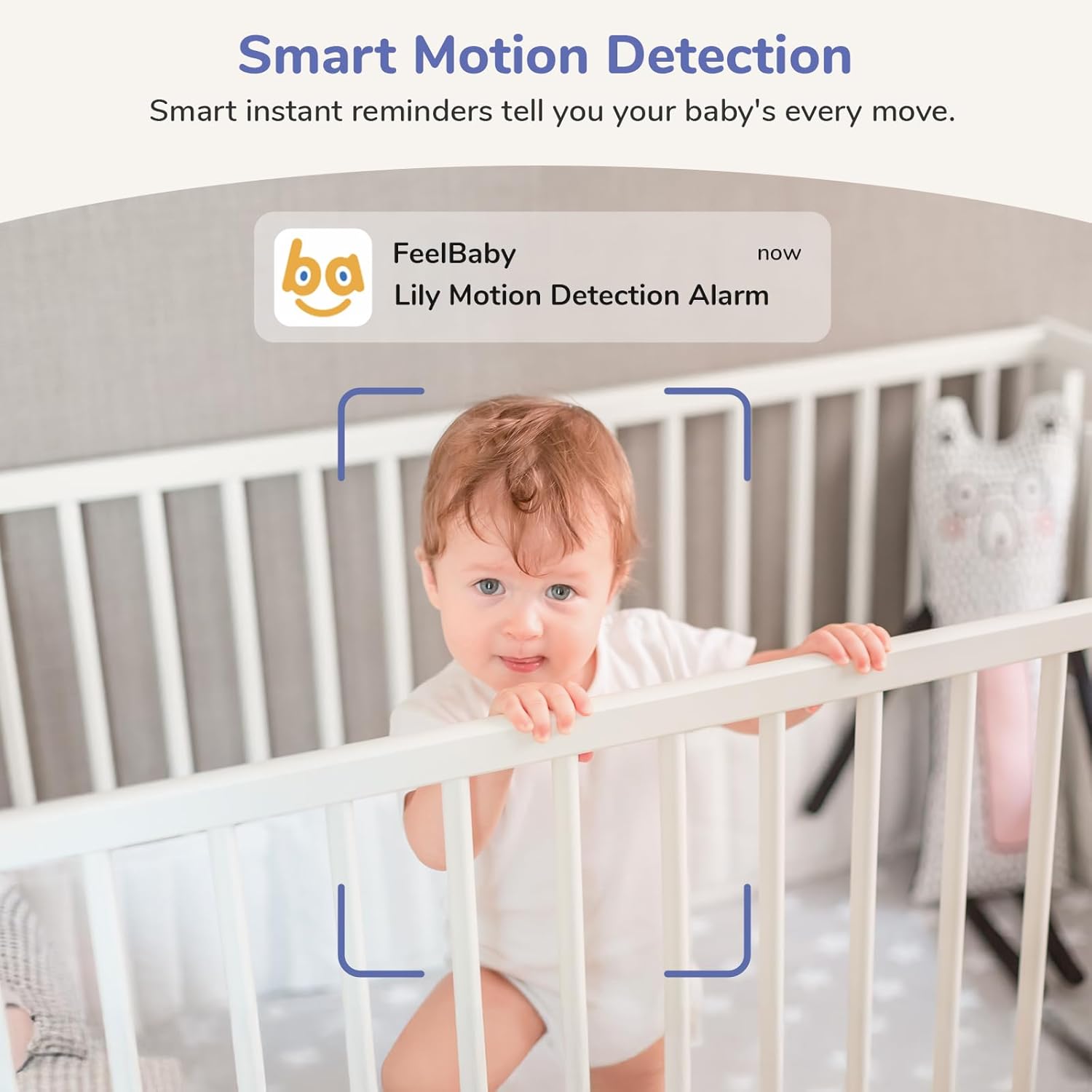 Thumbnail 3 de Jeeber 2K WiFi Video Baby Monitor with Two Cameras and 5'' Monitor