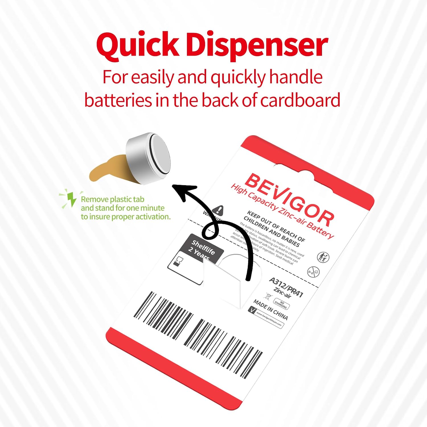 Thumbnail 4 de BEVIGOR 60 13 Hearing Aid Batteries 60 Pack
