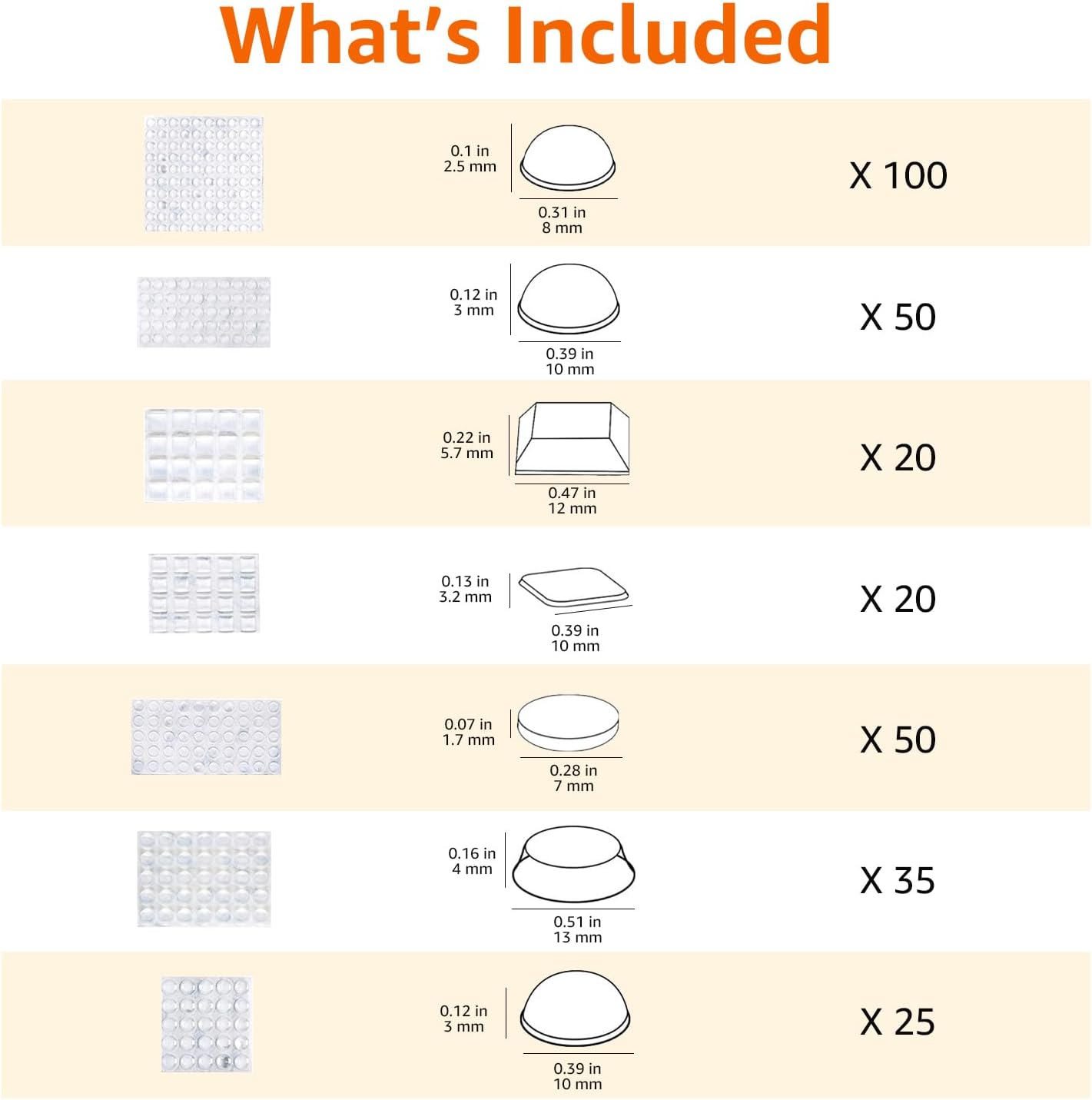 Thumbnail 6 de Amazon Basics Lot de 300 butoirs de porte 🏠