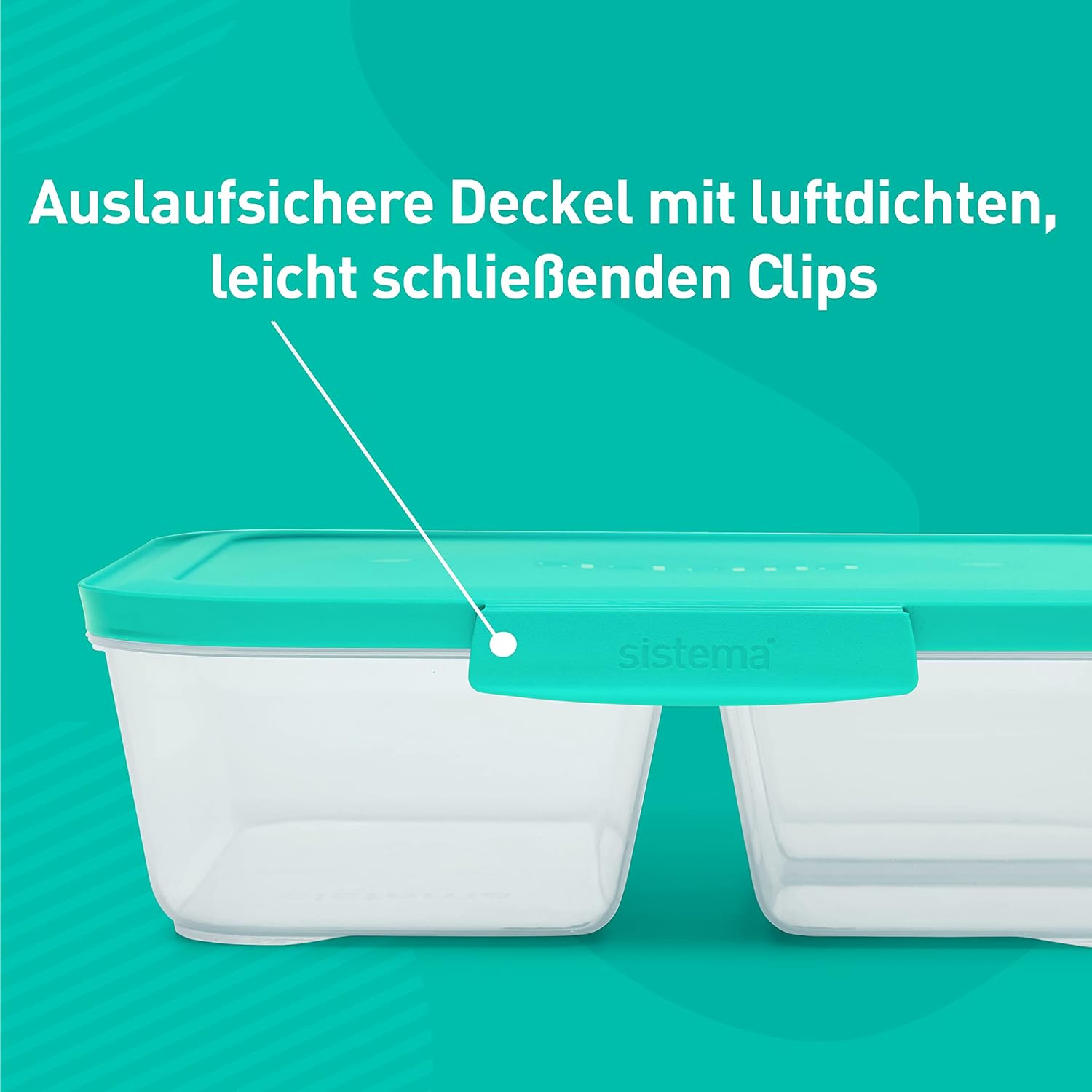 Thumbnail 1 de Sistema Nest IT Frischhaltedosen Meal Prep Boxen – 1,9 l, 5 Stück, 3 Fächer, Grün