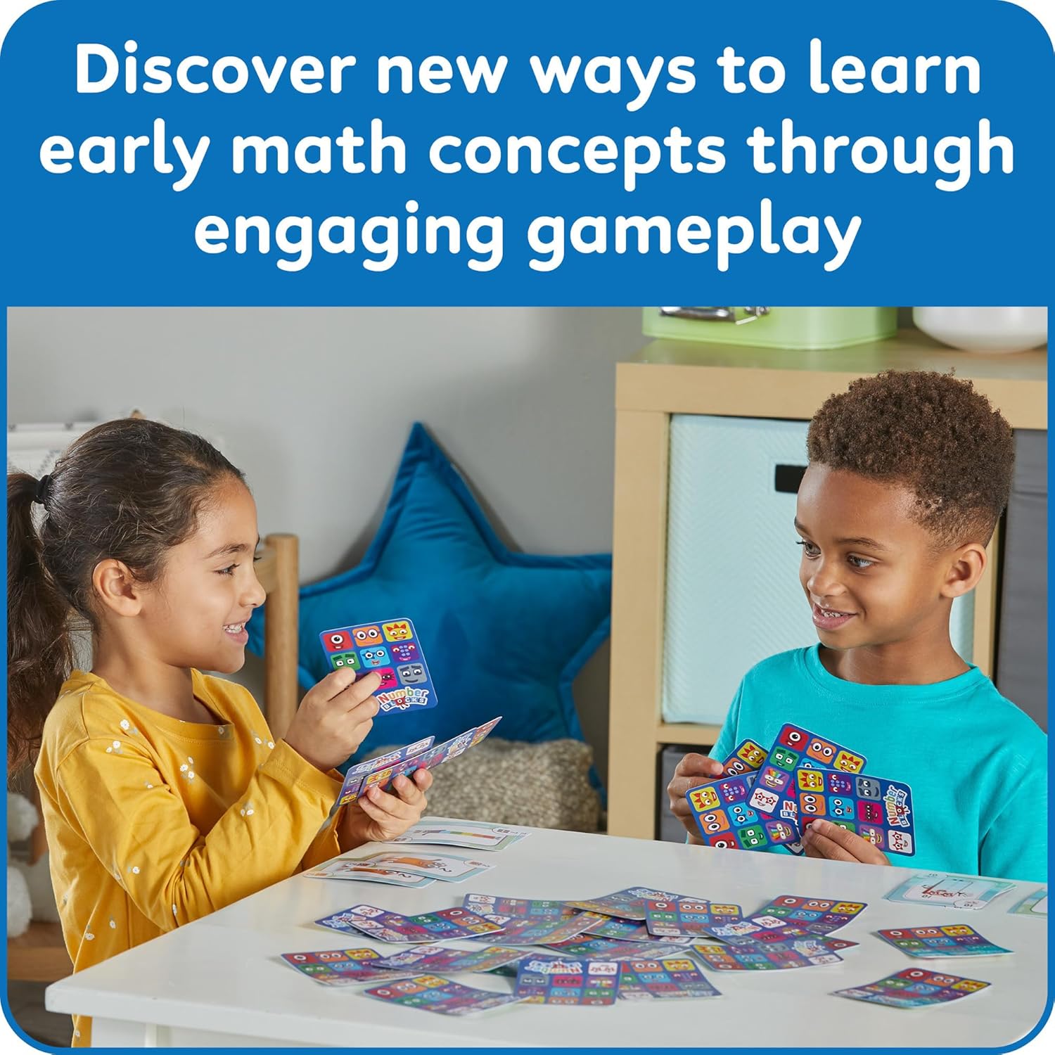 Detalle de Learning Resources Numberblocks: Carte da Gioco (54 carte) per 3+ - Viaggio e Giochi Matematici