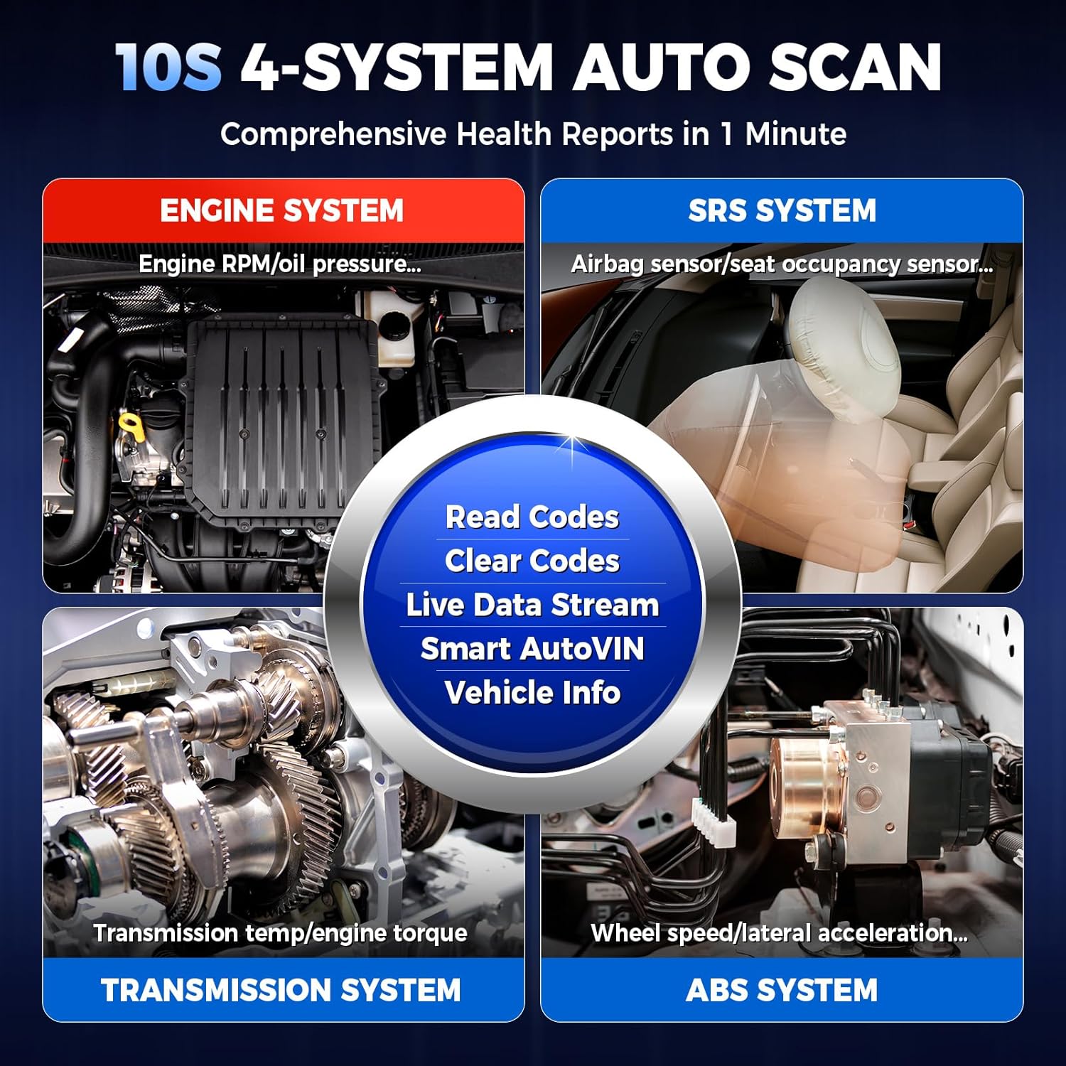 Thumbnail 2 de LAUNCH CRP129X V3.0 : valise diagnostic auto multimarque OBD2, VIN, graphes de données et 12 réinitialisations
