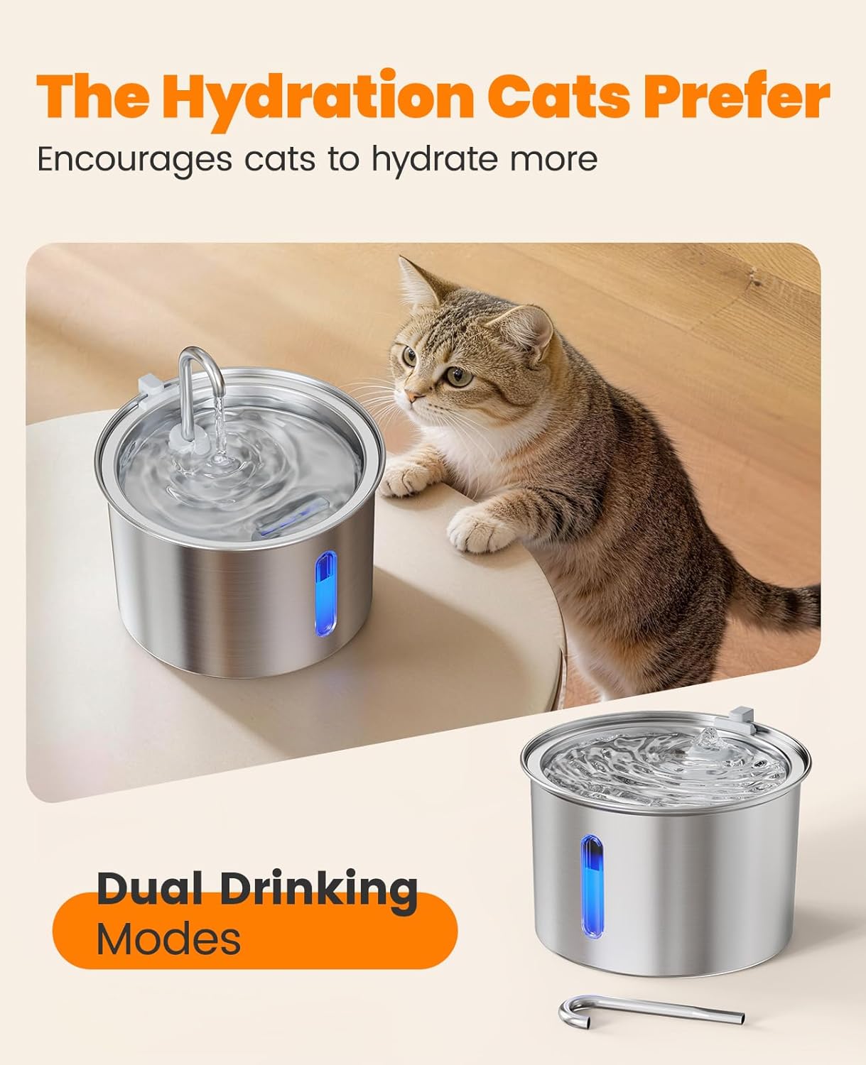 Thumbnail 6 de oneisall Cat Water Fountain 2L