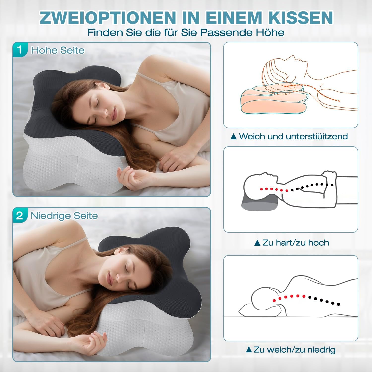 Thumbnail 3 de Nourideaux Nackenstützkissen mit Memory Foam