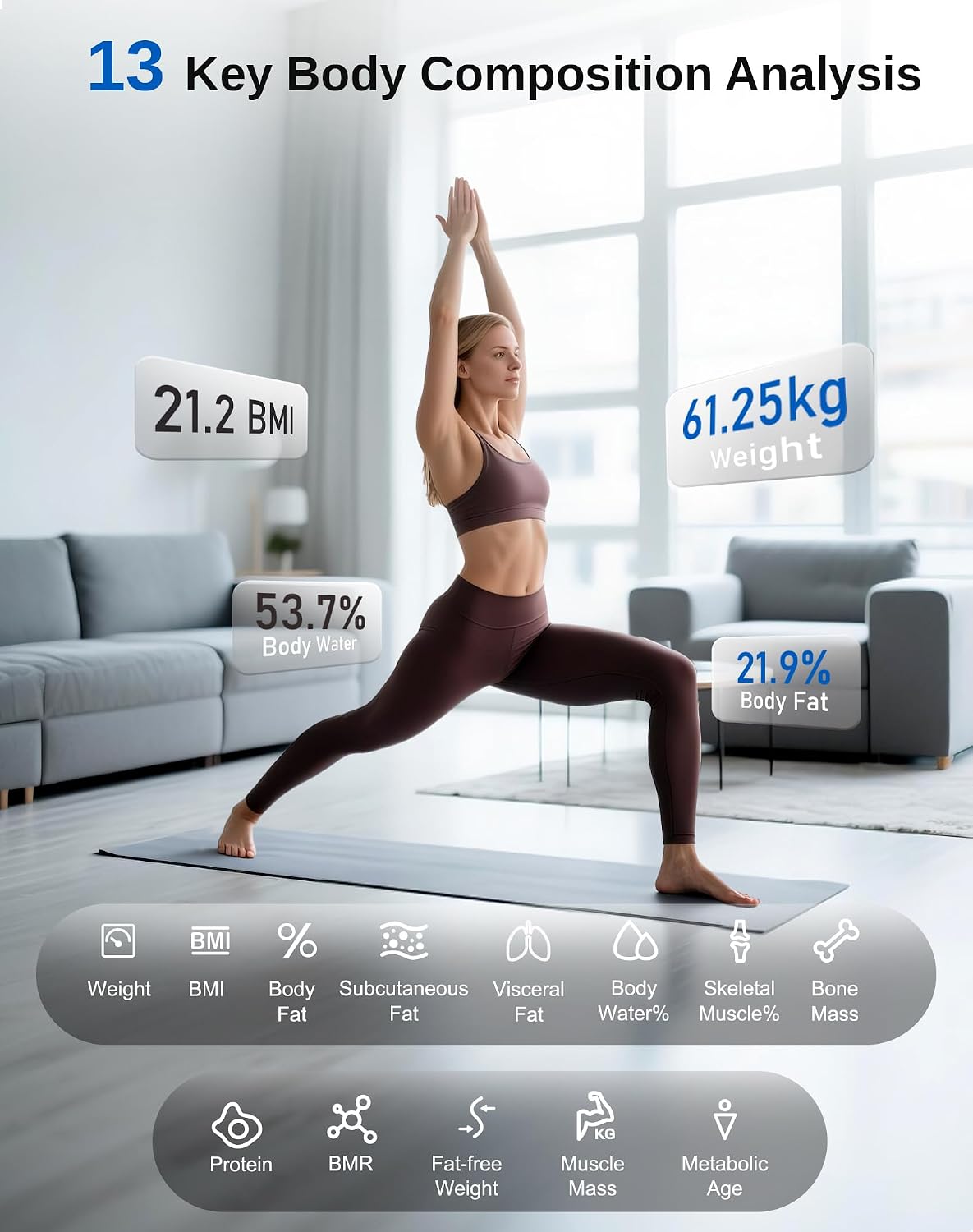 Thumbnail 2 de GE Smart Scale 180kg digital body analyser