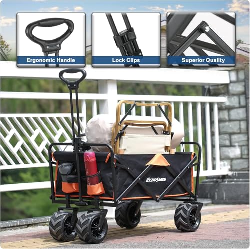 Thumbnail 1 de EchoSmile Carro Plegable 200L 160kg: movilidad práctica para playa, camping y compras