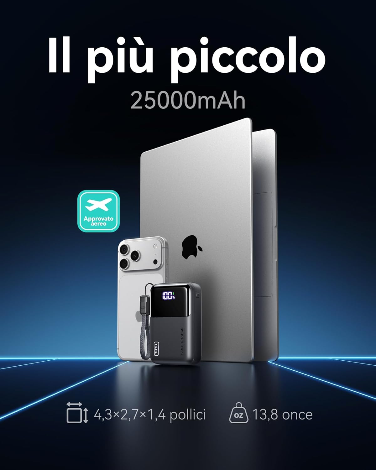 Thumbnail 1 de INIU Piccolo 100W PD3.0 25000mAh Power Bank