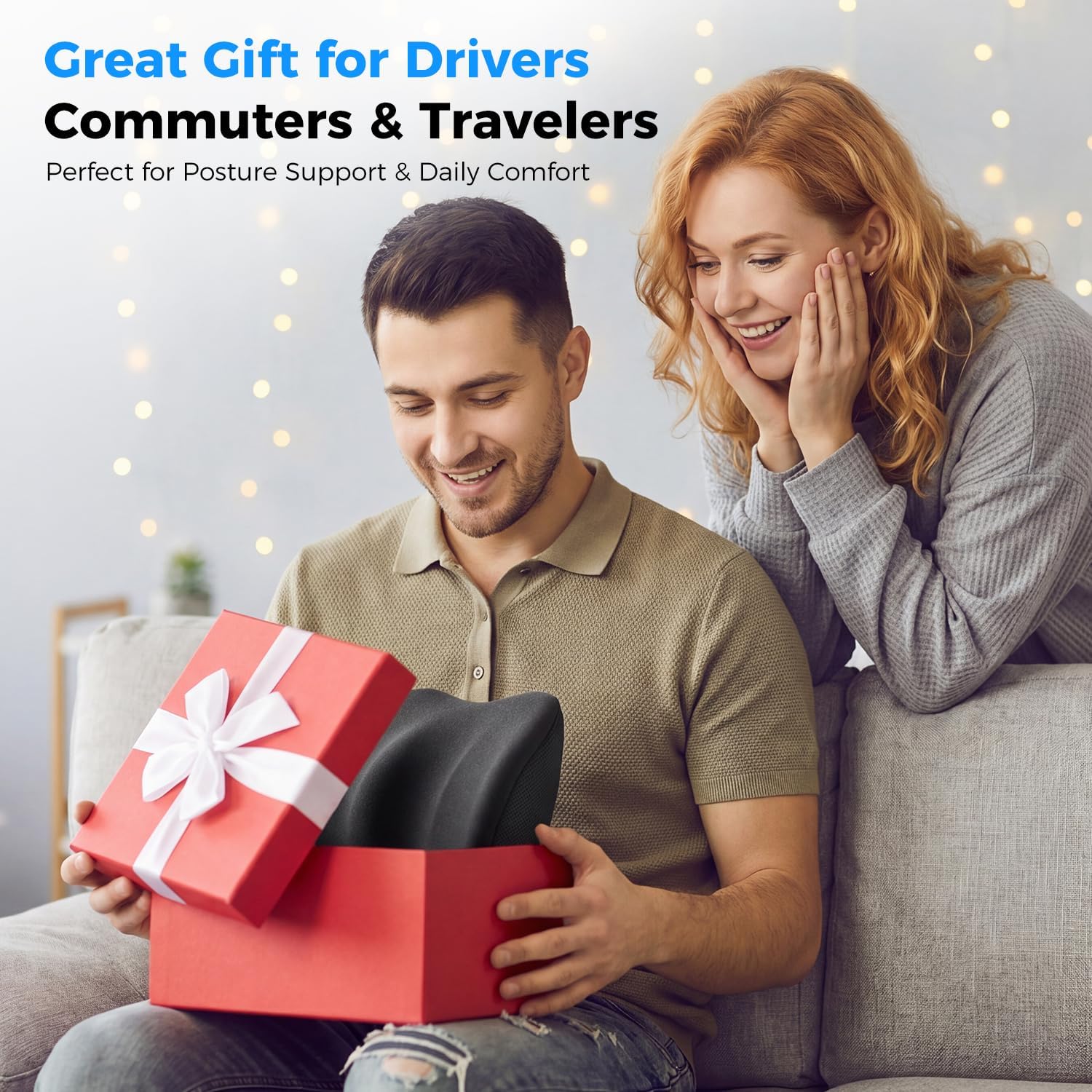 Thumbnail 6 de Memory Foam Car Lumbar Support Pillow